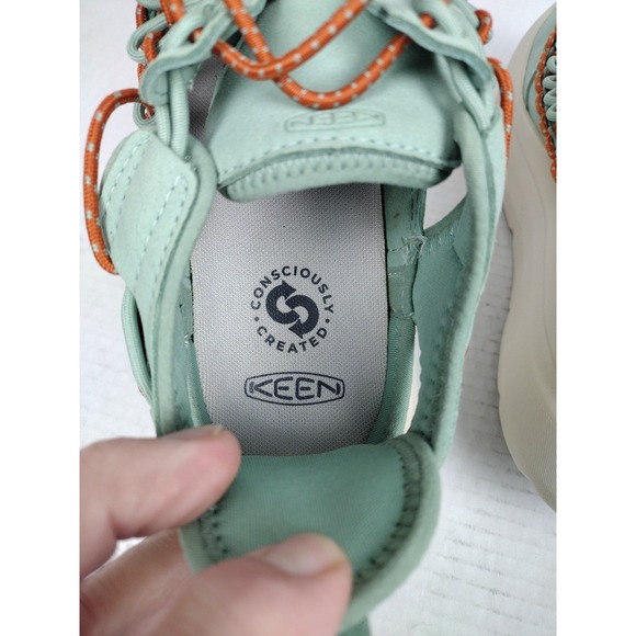 KEEN UNEEK WK Sneakers Walking Shoes Green/Birch Womens Size 10 - Picture 7 of 9